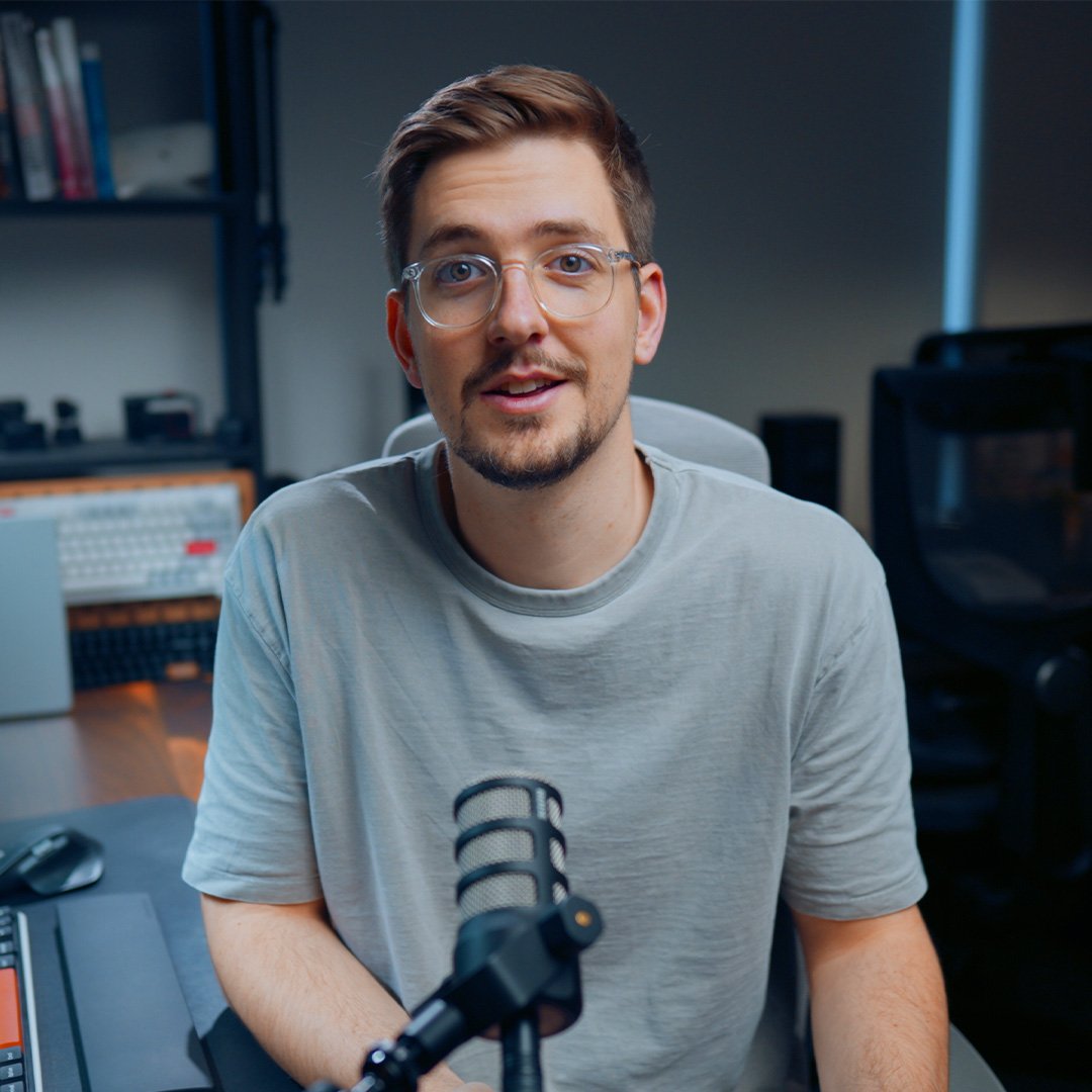 Nick Kendall in his studio