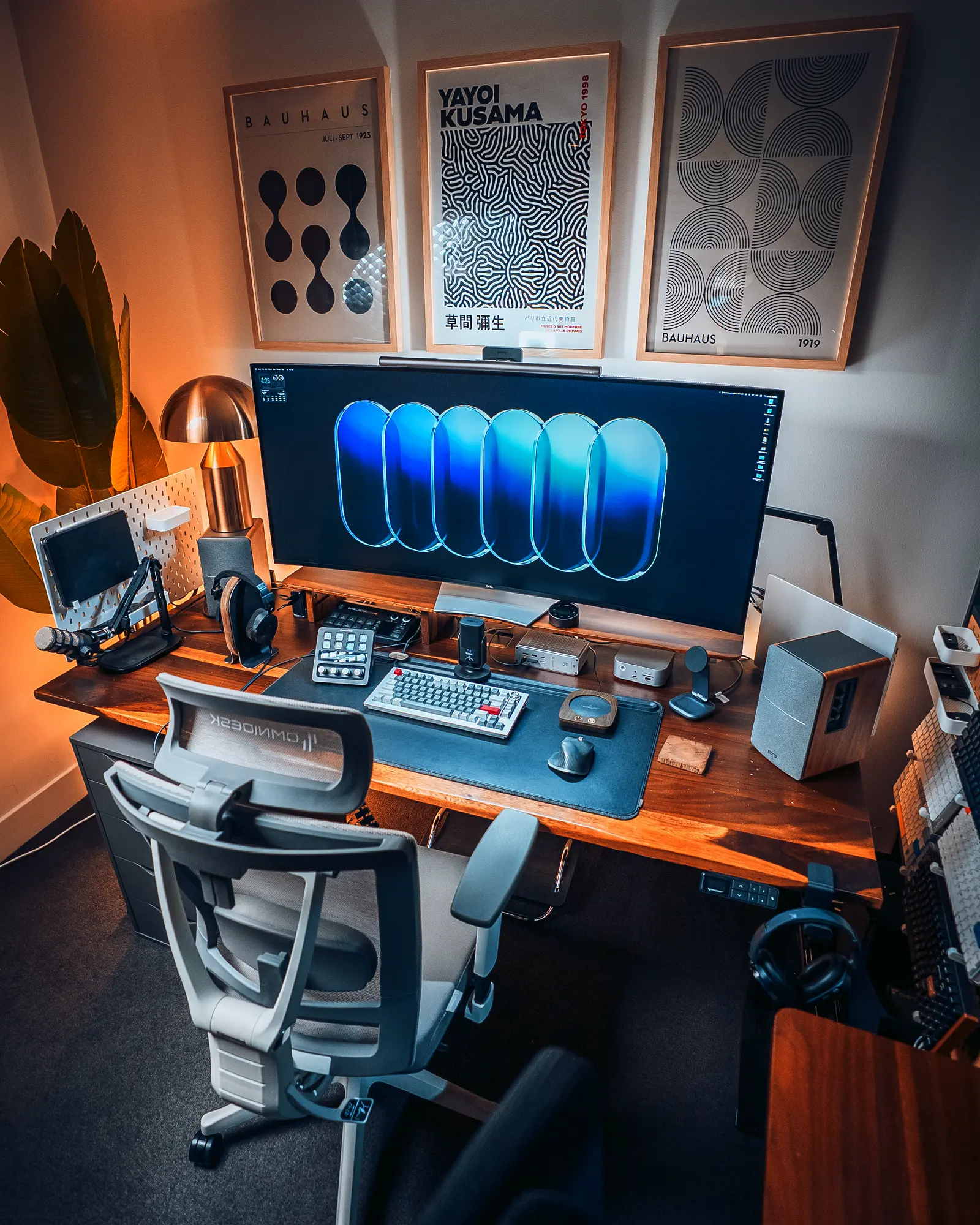 Nick Kendall’s Melbourne studio desk and editing setup